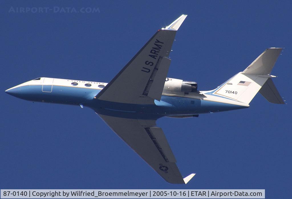 87-0140, Gulfstream Aerospace C-20E (Gulfstream III) C/N 498, Departure from Runway 26