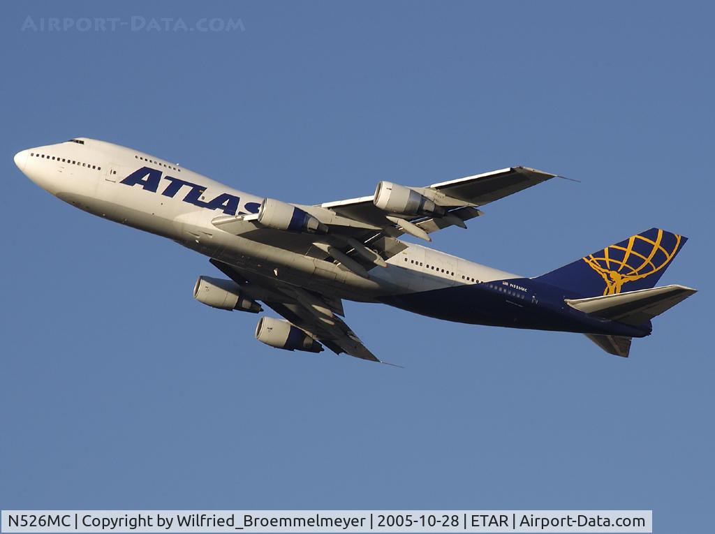 N526MC, 1980 Boeing 747-2D7B C/N 22337, Atlas Air / Departure from Runway 26