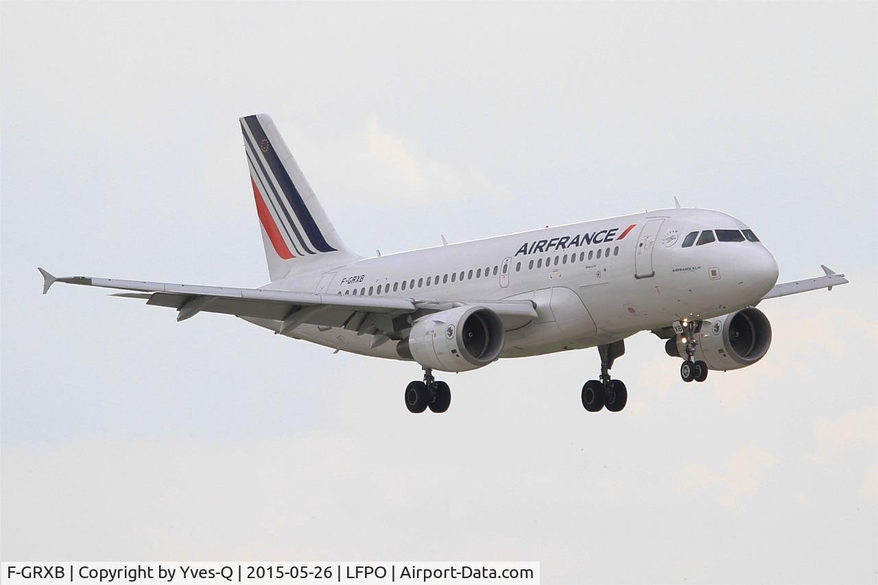 F-GRXB, 2001 Airbus A319-111 C/N 1645, Airbus A319-111, On final rwy 06, Paris-Orly airport (LFPO-ORY)
