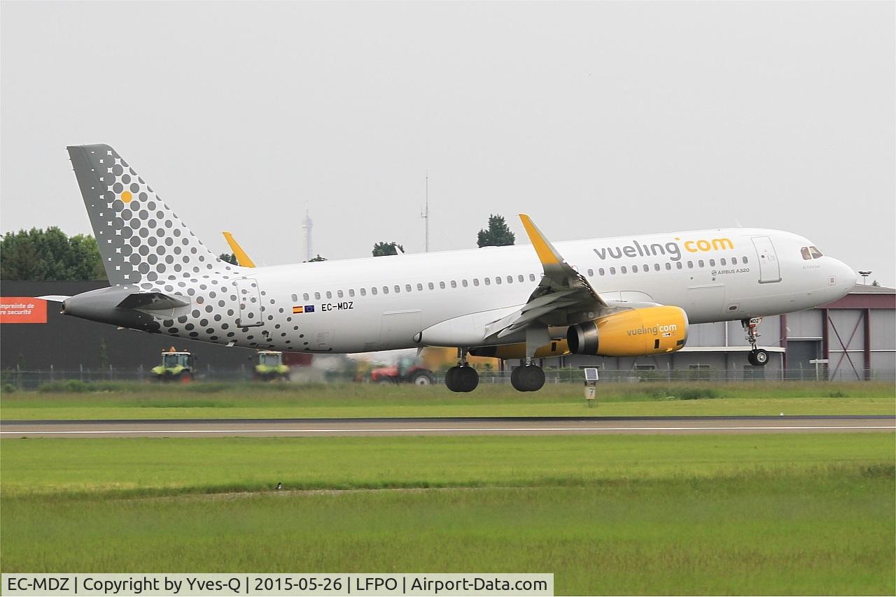 EC-MDZ, 2014 Airbus A320-232 C/N 6377, Airbus A320-232, Landing rwy 06, Paris-Orly airport (LFPO-ORY)
