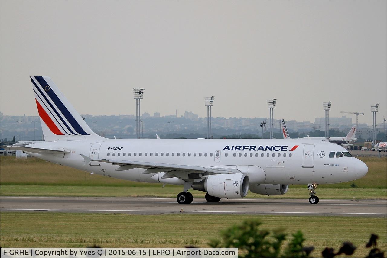 F-GRHE, 1999 Airbus A319-111 C/N 1020, Airbus A319-111, take off run rwy 08, Paris-Orly airport (LFPO-ORY)