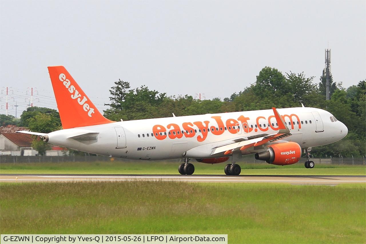 G-EZWN, 2013 Airbus A320-214 C/N 5757, Airbus A320-214, Landing Rwy 06, Paris-Orly Airport (LFPO-ORY)