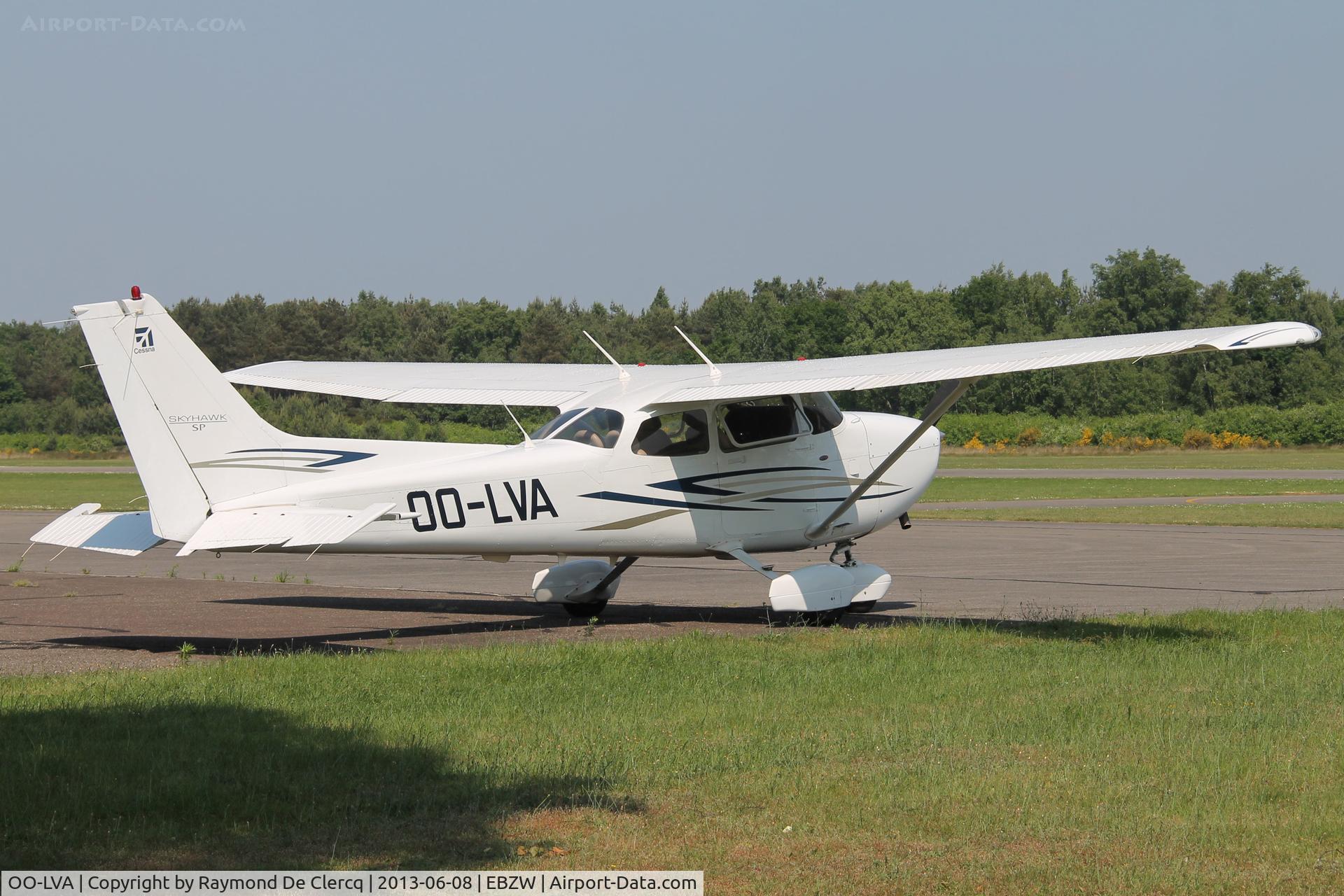 OO-LVA, 2007 Cessna 172S C/N 172S10533, Parked at Zwartberg.