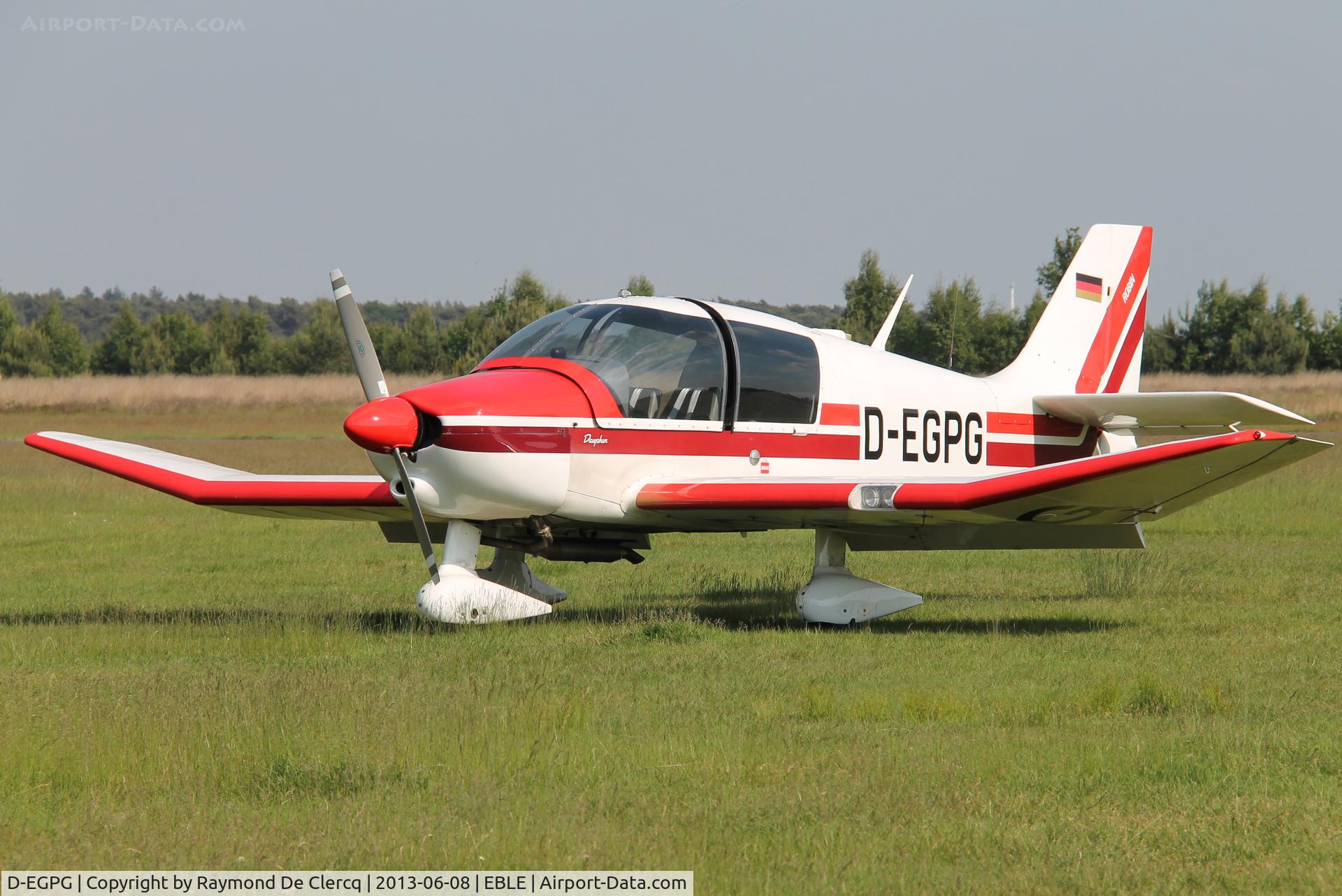 D-EGPG, Robin DR-400-120D Dauphin C/N 1544, Parked at Leopoldsburg.