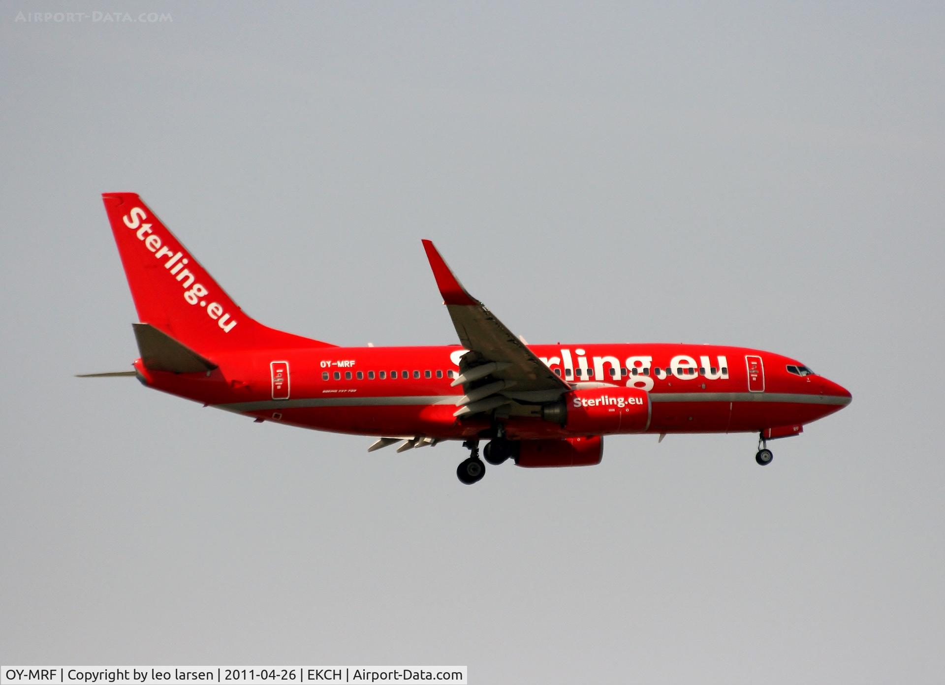 OY-MRF, 1999 Boeing 737-7L9 C/N 28009, Copenhagen 26.4.11