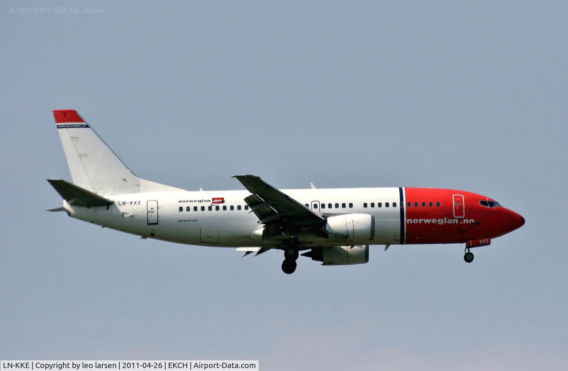 LN-KKE, 1994 Boeing 737-33A C/N 27285, Copenhagen 26.4.11