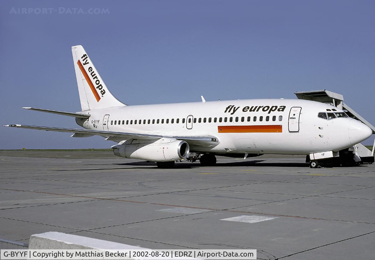 G-BYYF, 1979 Boeing 737-229C C/N 21738, G-BYYF