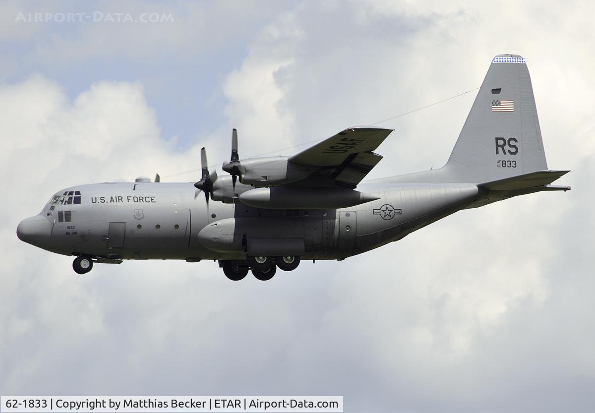 62-1833, 1962 Lockheed C-130E Hercules C/N 382-3796, 62-1833