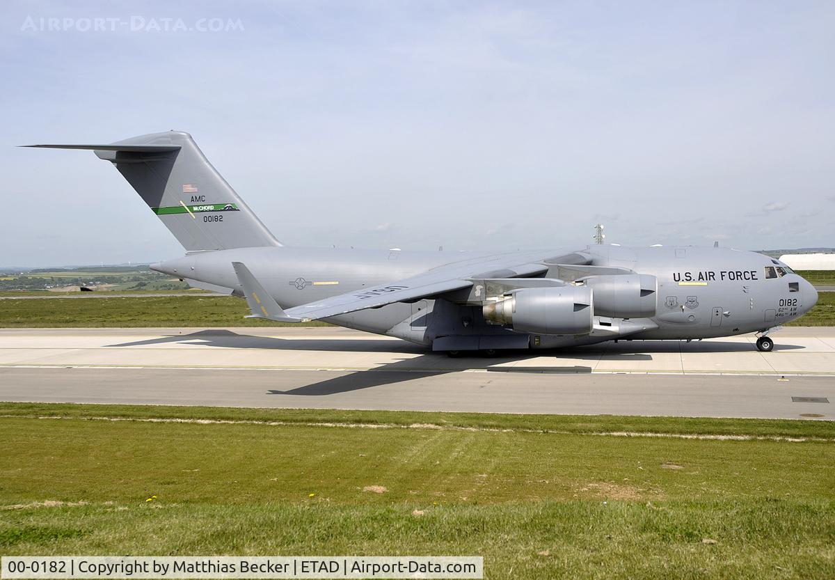 00-0182, 2000 Boeing C-17A Globemaster III C/N P-82, 00-0182