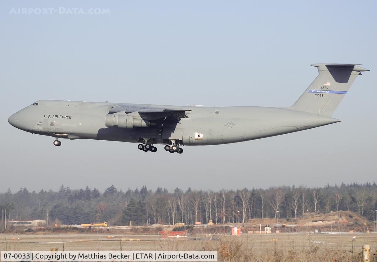 87-0033, 1988 Lockheed C-5B Galaxy C/N 500-0119, 87-0033