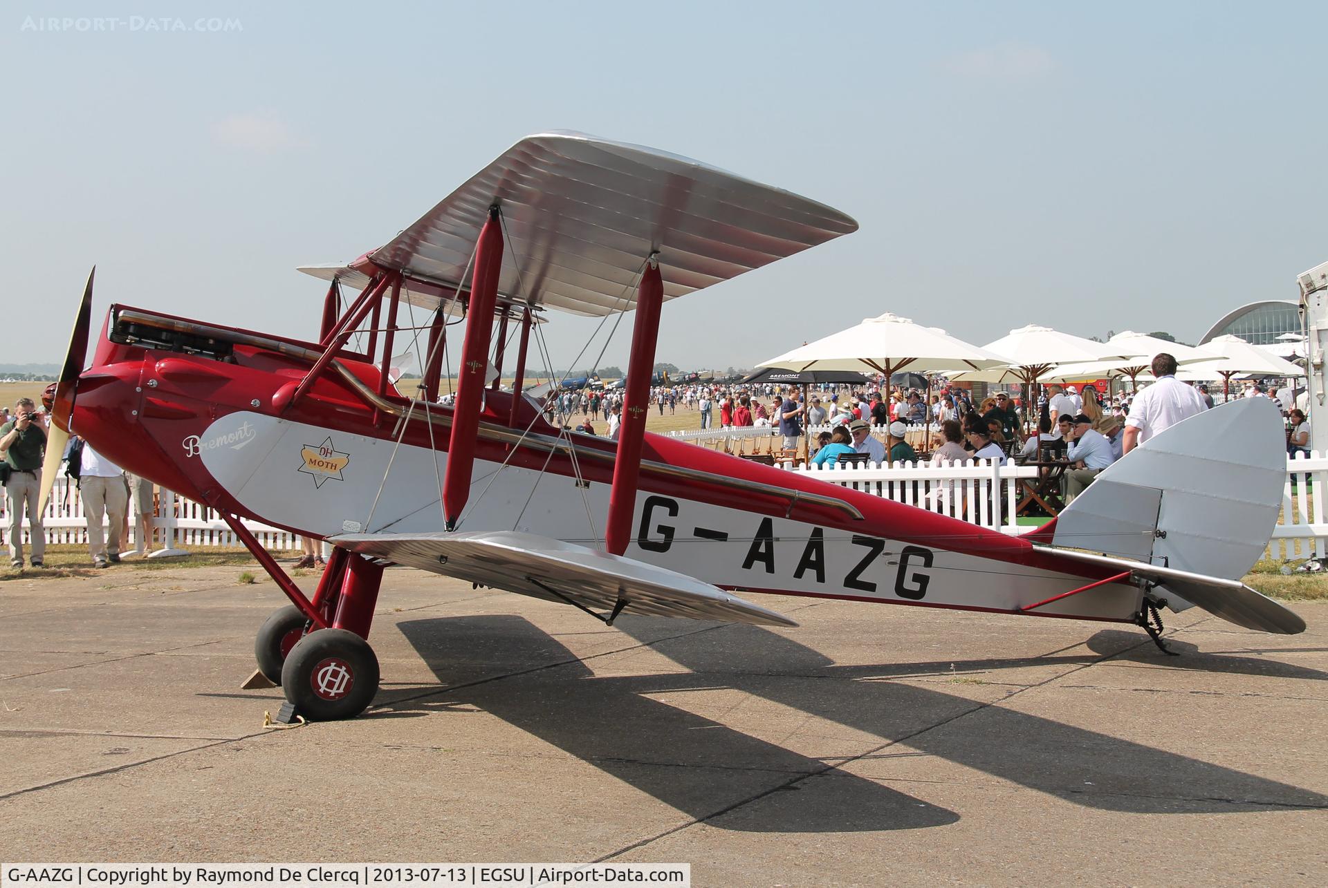 G-AAZG, 1930 De Havilland DH60G Gipsy Moth C/N 1253, Duxford Airshow.