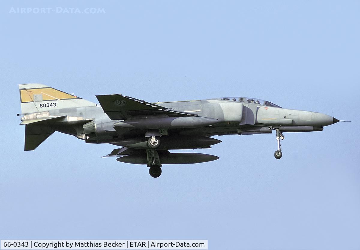 66-0343, 1966 McDonnell F-4E Phantom II C/N 2683, 66-0343