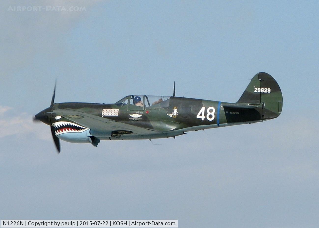 N1226N, Curtiss P-40N Warhawk C/N 29629, At AirVenture.