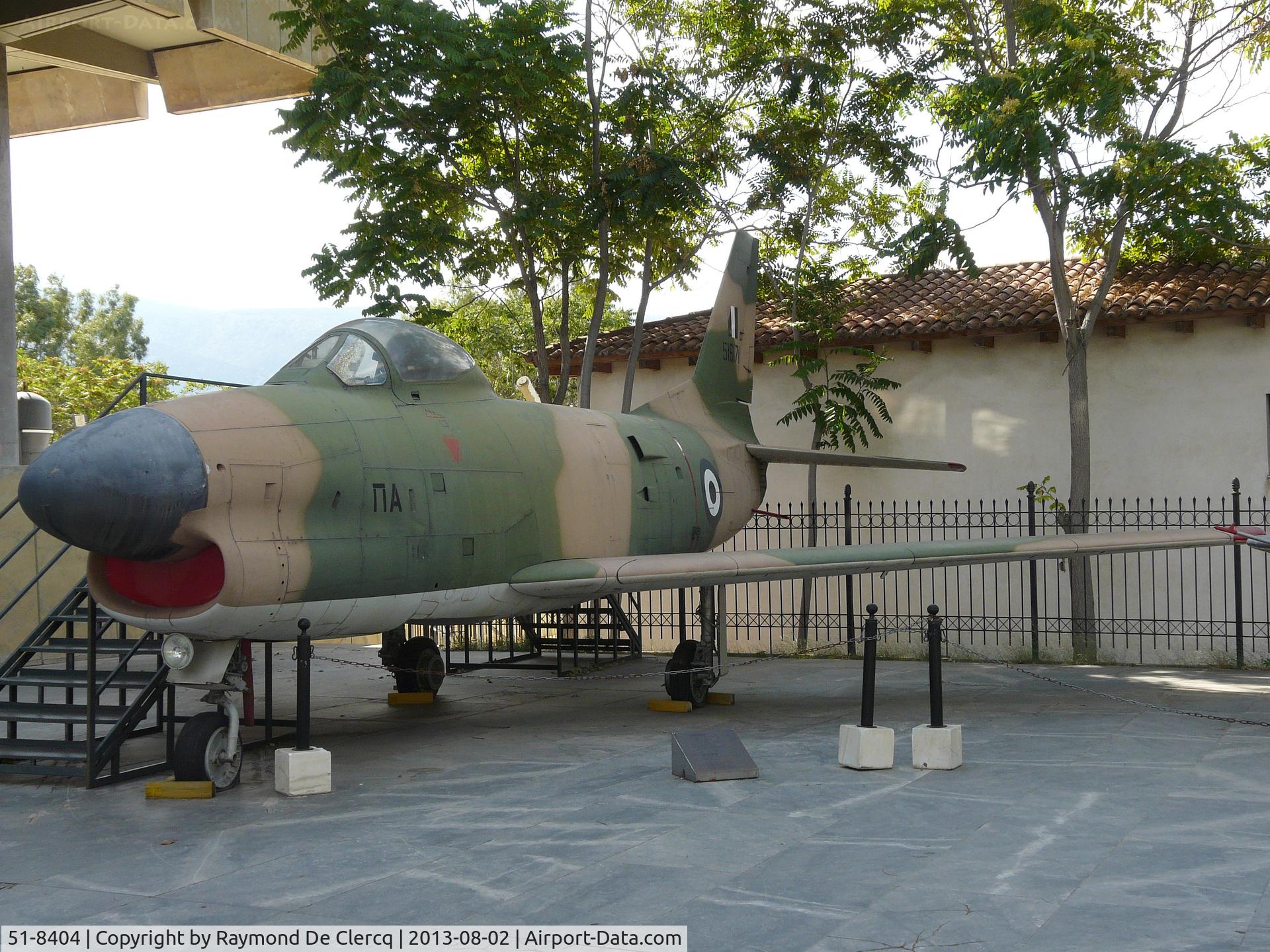 51-8404, 1951 North American F-86D Sabre C/N 173-537, At Athens War Museum.