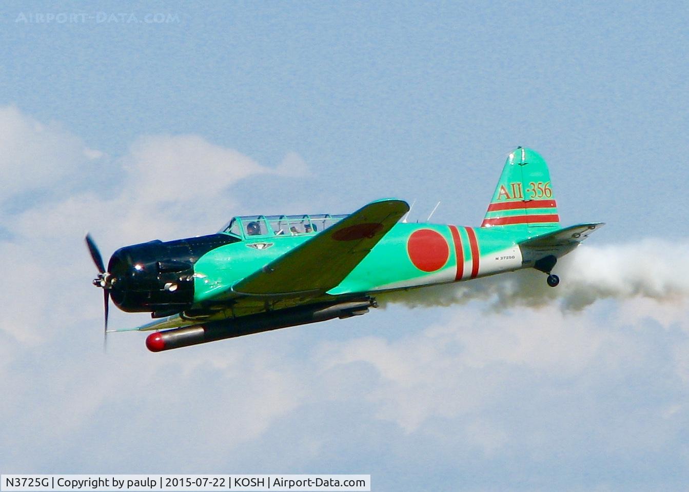 N3725G, 1944 North American SNJ-5 Texan Texan C/N 84875, At AirVenture.