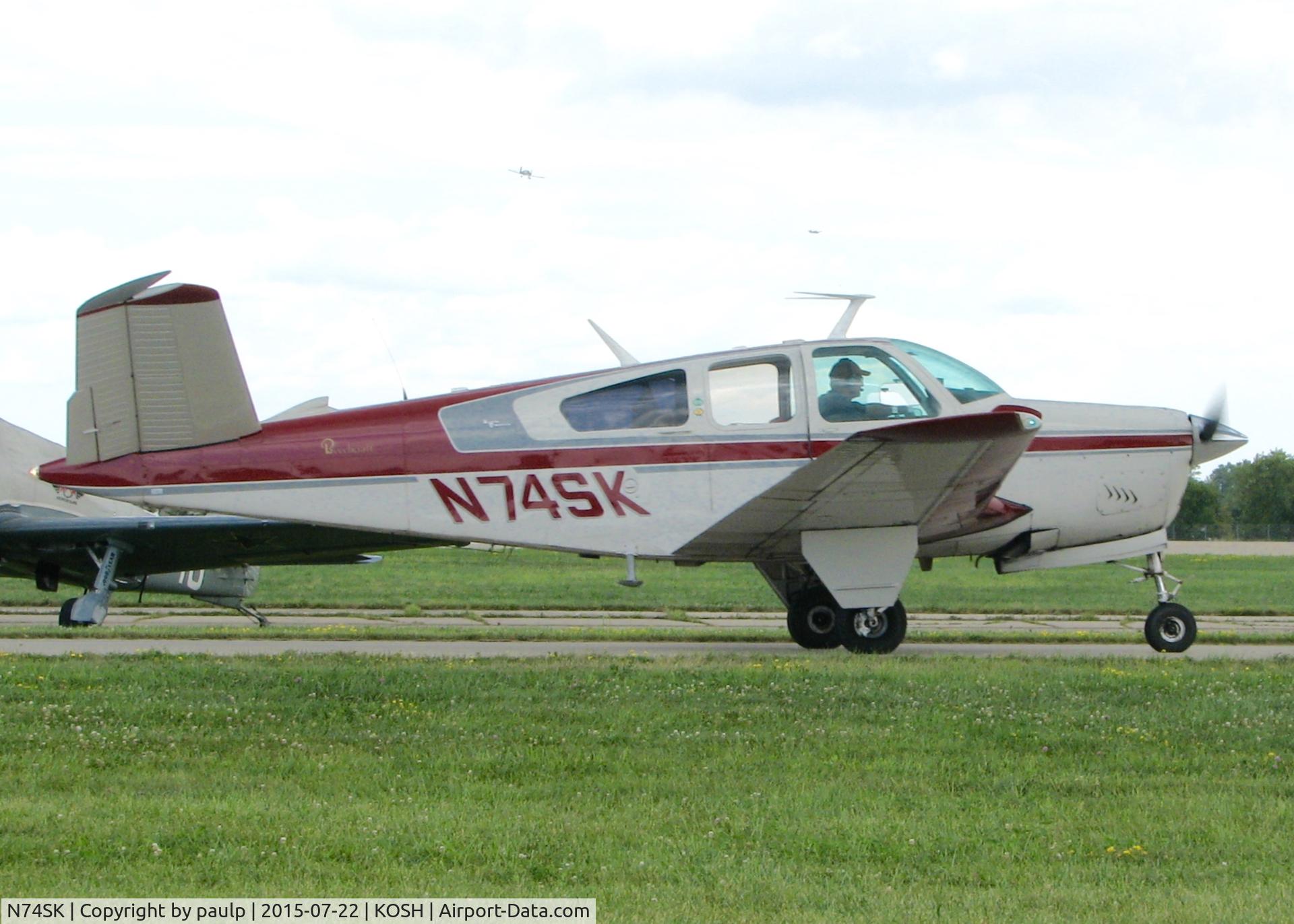 N74SK, 1966 Beech V35 Bonanza C/N D-8148, At AirVenture.