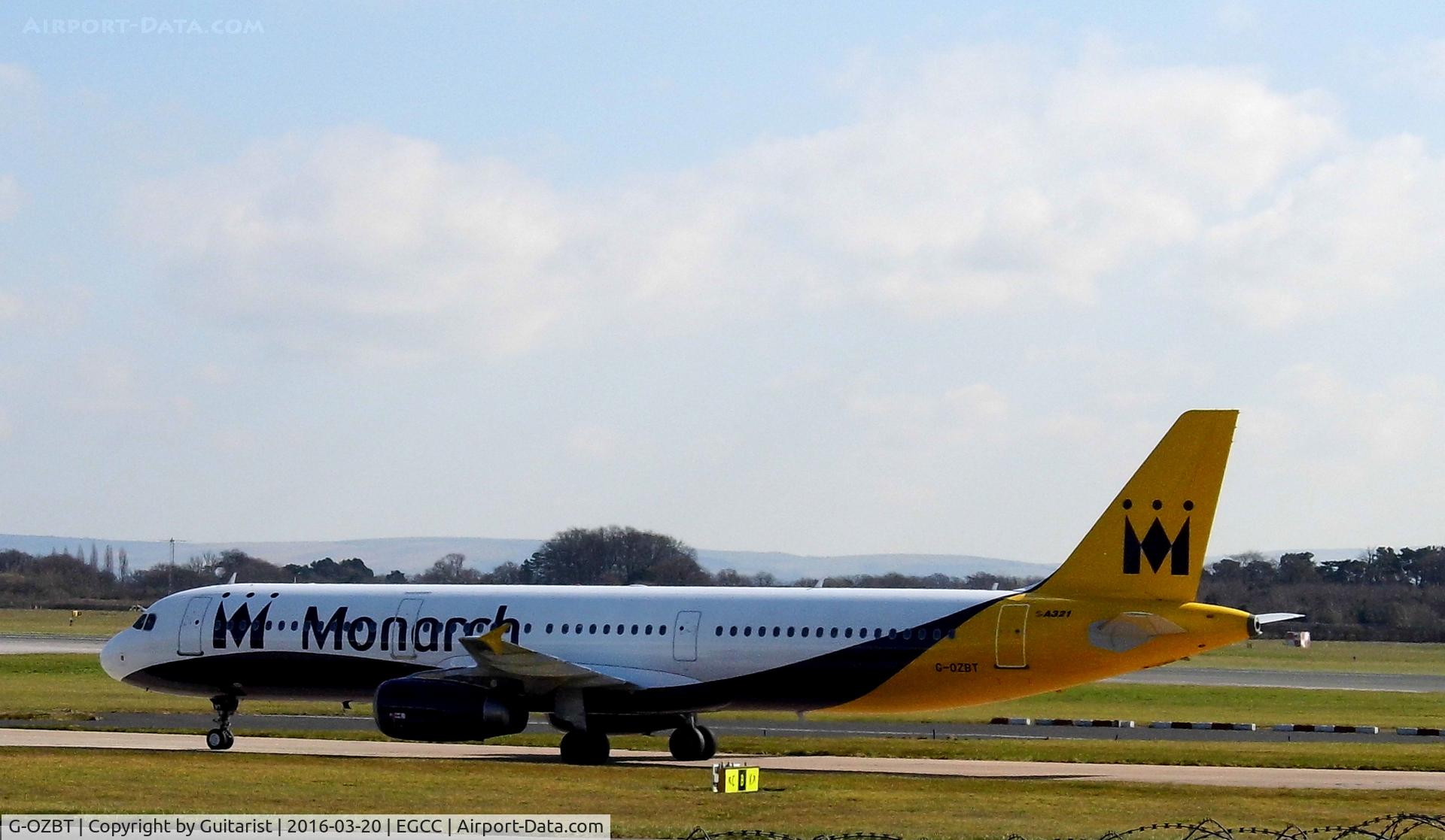 G-OZBT, 2008 Airbus A321-231 C/N 3546, At Manchester