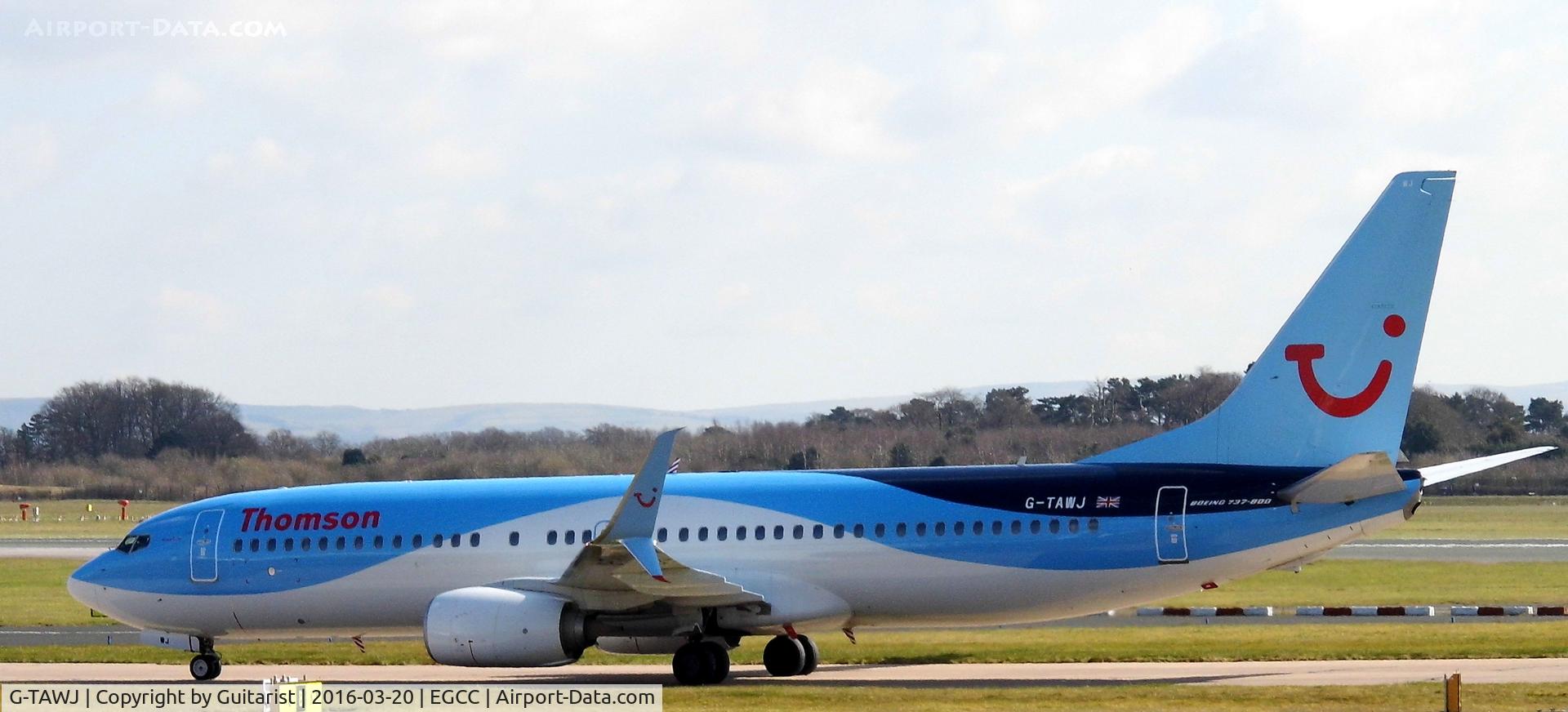 G-TAWJ, 2012 Boeing 737-8K5 C/N 38108, At Manchester