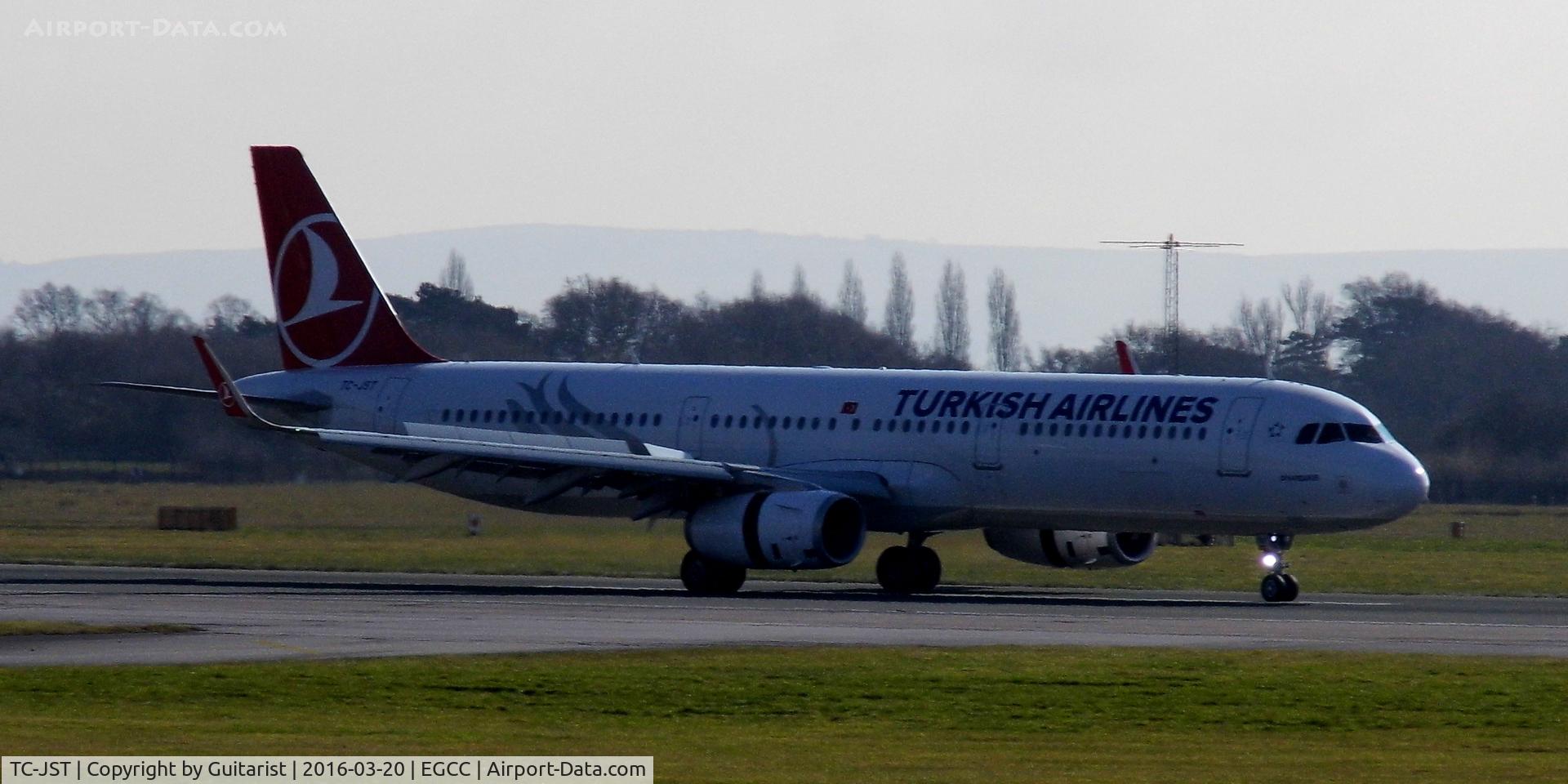 TC-JST, 2015 Airbus A321-231 C/N 6682, At Manchester