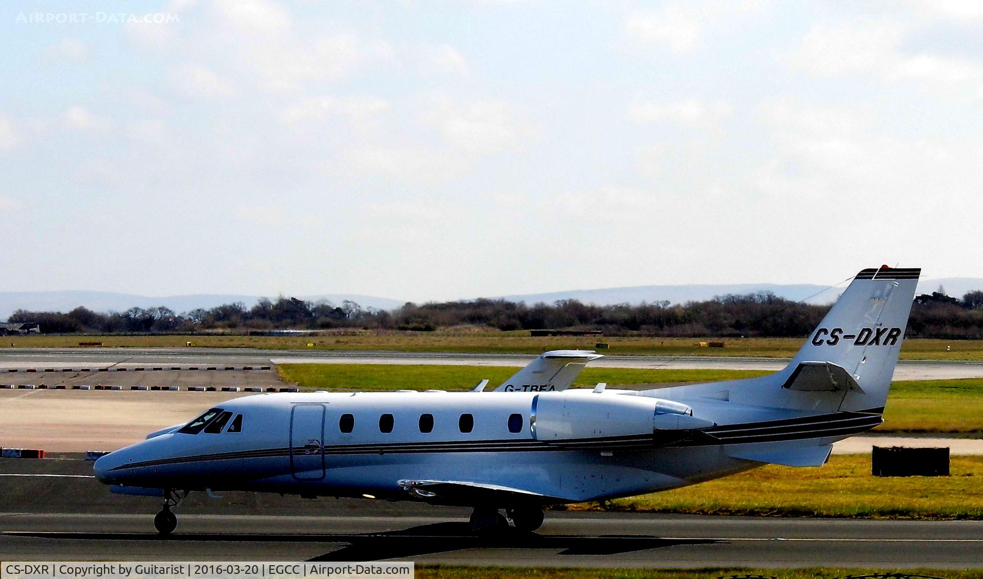 CS-DXR, 2007 Cessna 560 Citation Excel C/N 560-5748, At Manchester