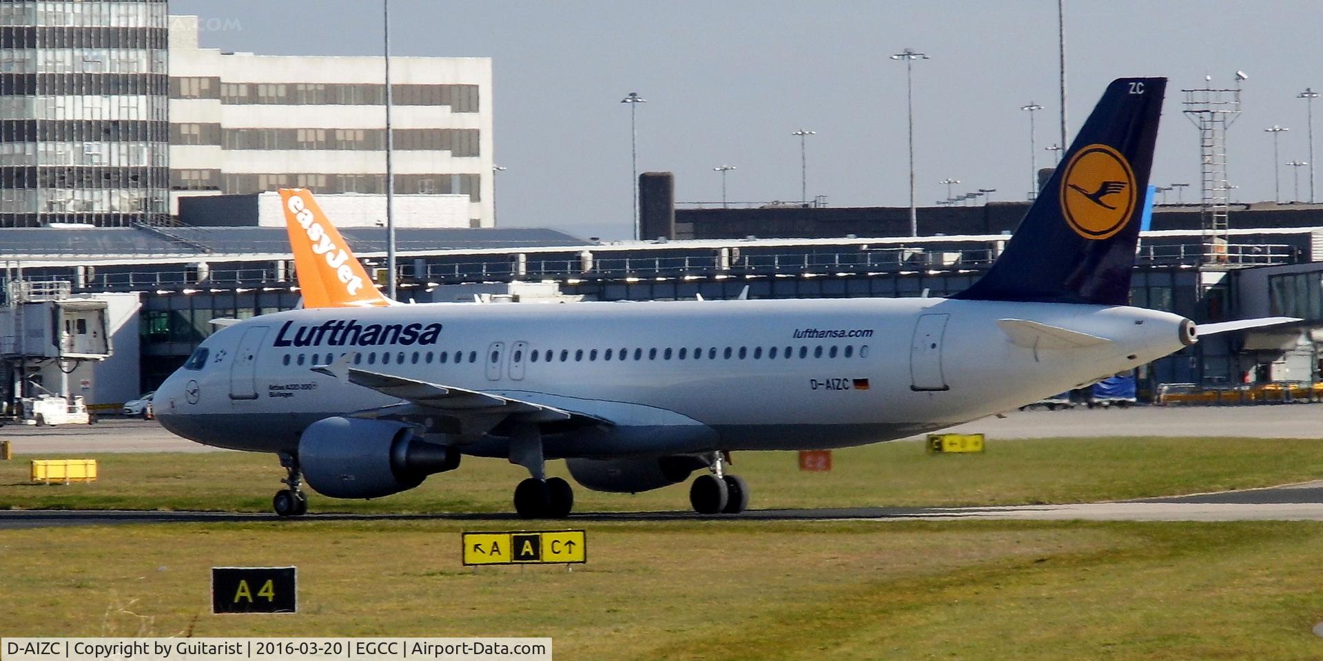 D-AIZC, 2009 Airbus A320-214 C/N 4153, At Manchester