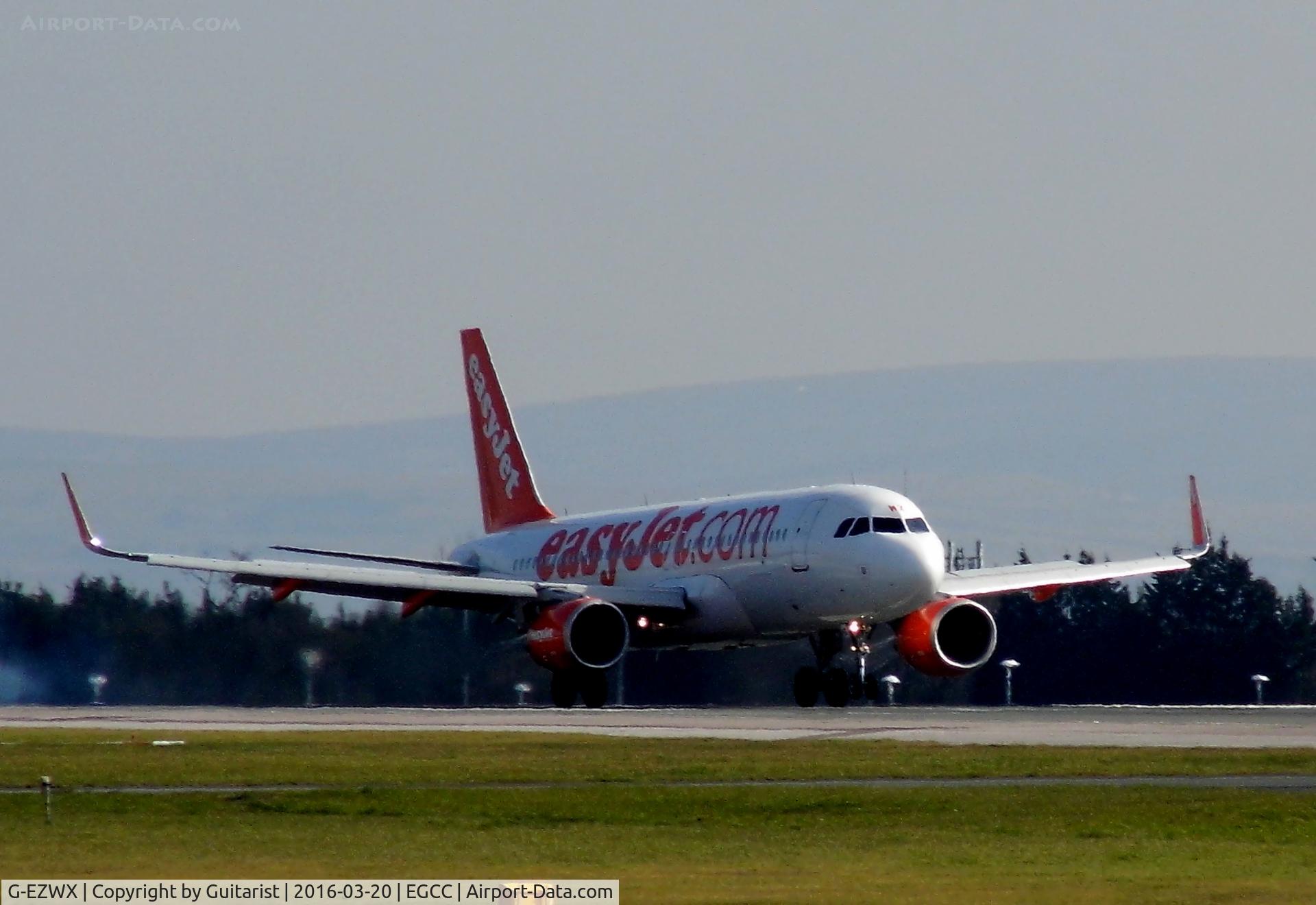 G-EZWX, 2014 Airbus A320-214 C/N 6192, At Manchester