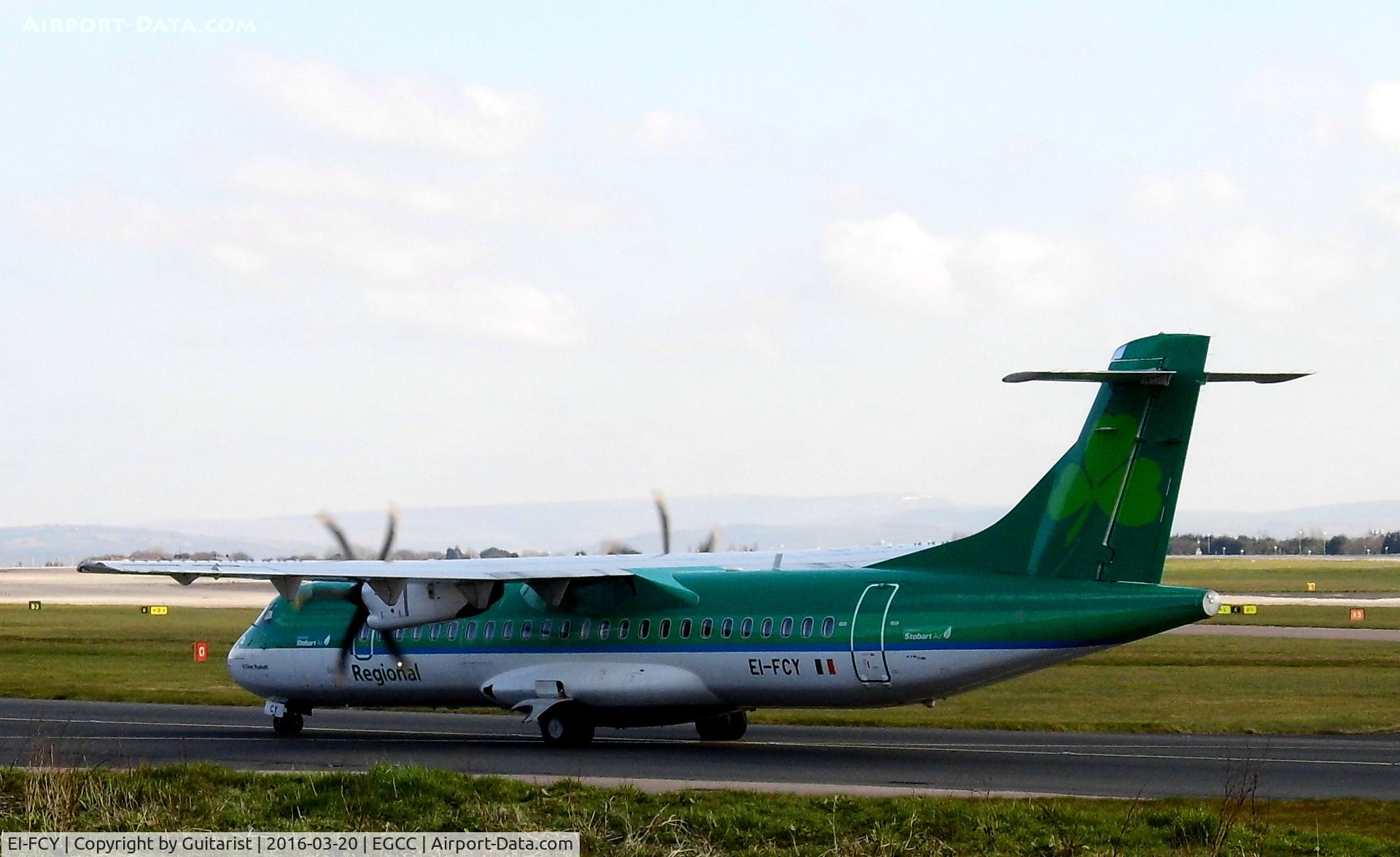 EI-FCY, 2014 ATR 72-600 (72-212A) C/N 1139, At Manchester