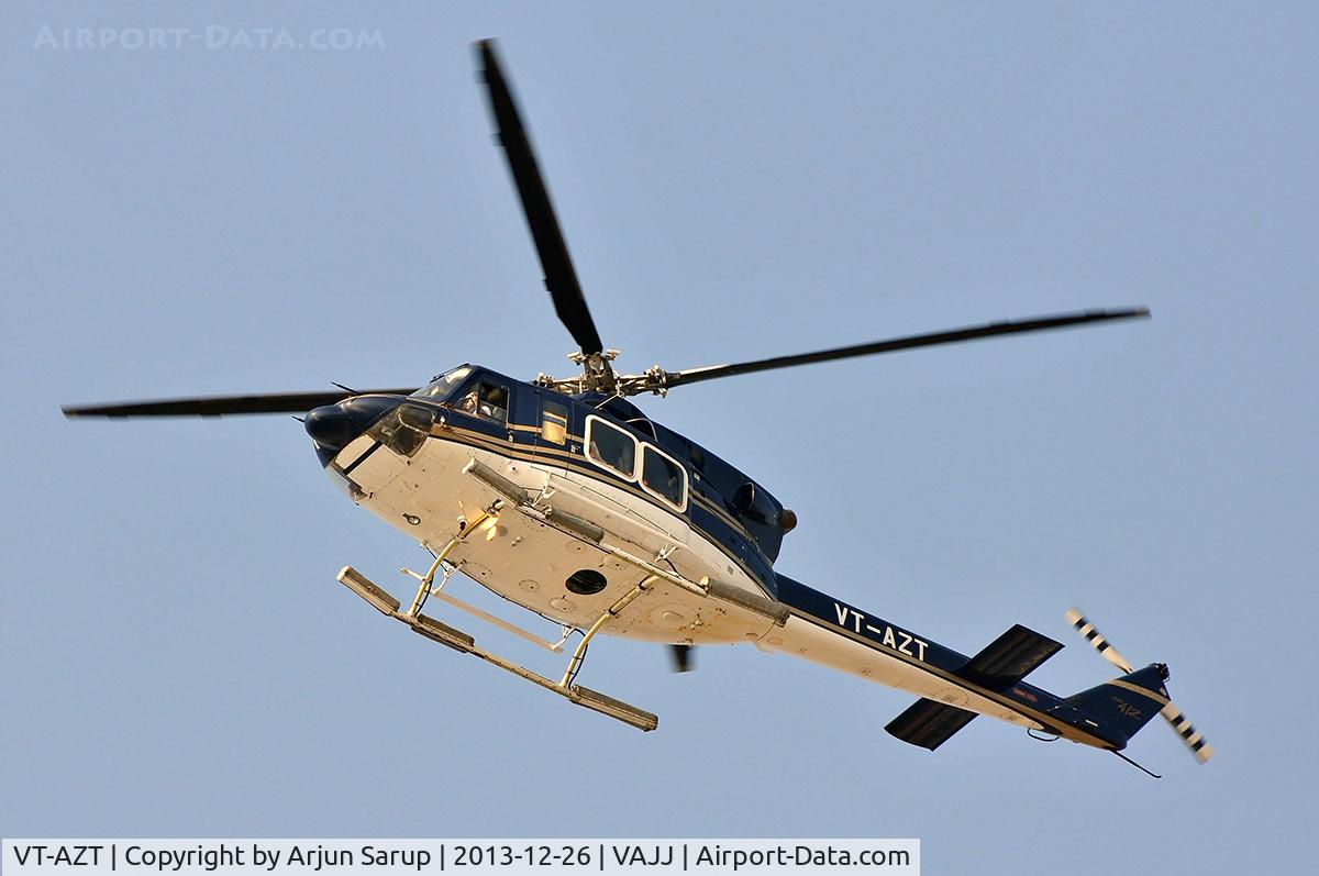 VT-AZT, Bell 412EP C/N 36422, Flying over Juhu beach.