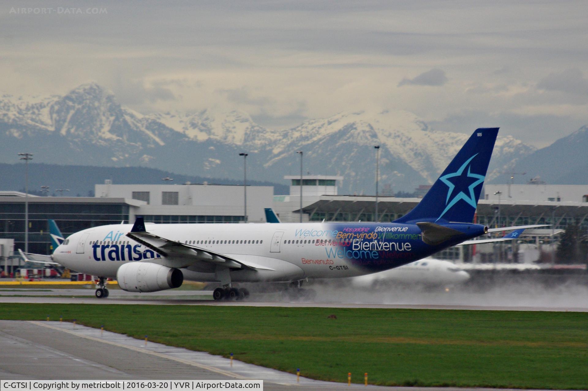 C-GTSI, 2001 Airbus A330-243 C/N 427, Departure from YVR