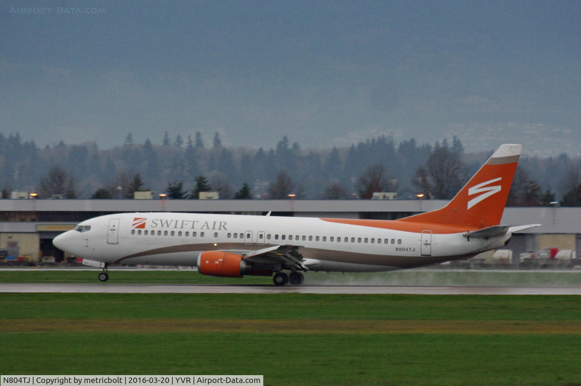 N804TJ, 1989 Boeing 737-401 C/N 23988, Arrival from Baltimore