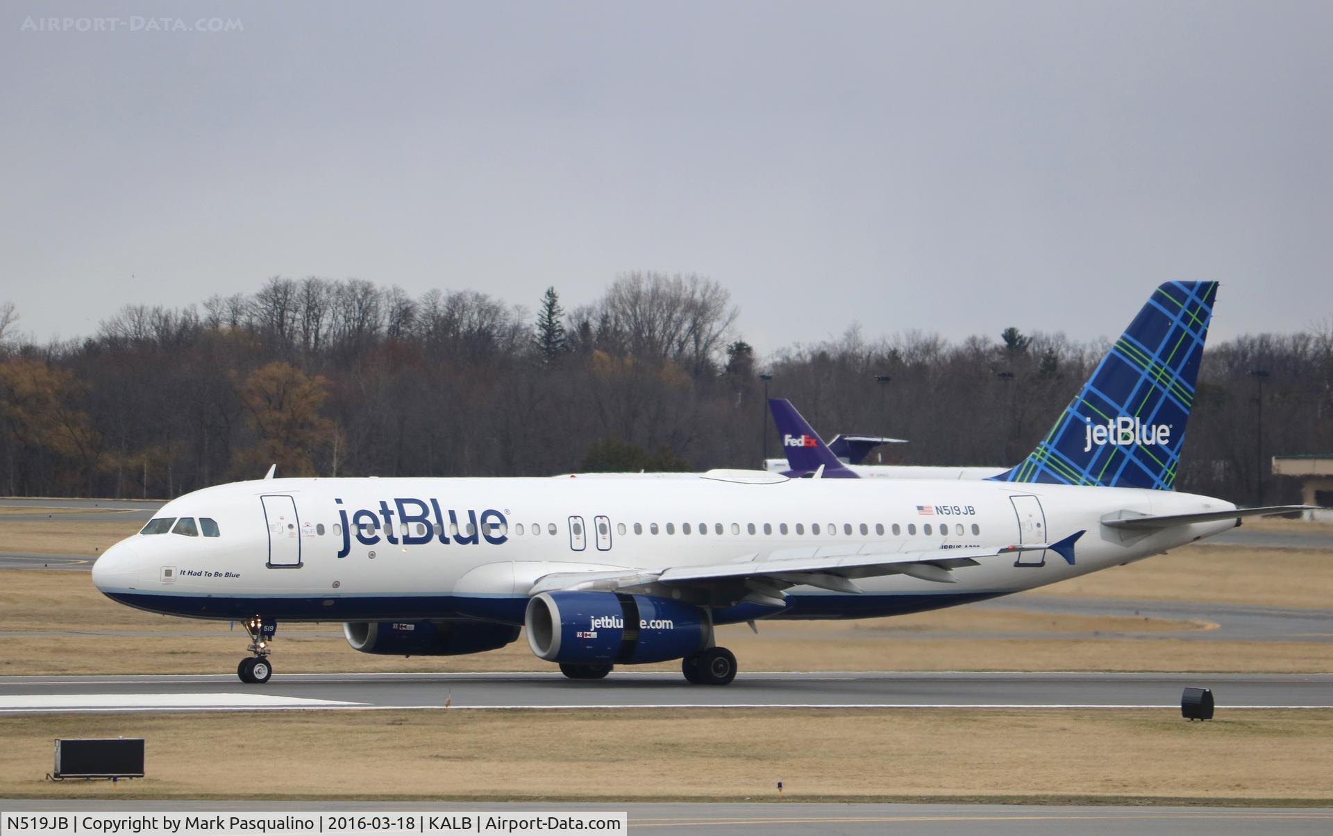 N519JB, 2001 Airbus A320-232 C/N 1398, Airbus A320