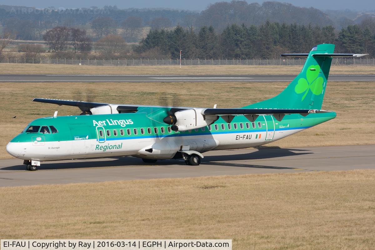 EI-FAU, 2013 ATR 72-600 (72-212A) C/N 1098, taxiing for departure