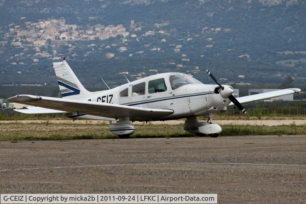 G-CEIZ, 1980 Piper PA-28-161 Cherokee Warrior II C/N 28-8116076, Parked