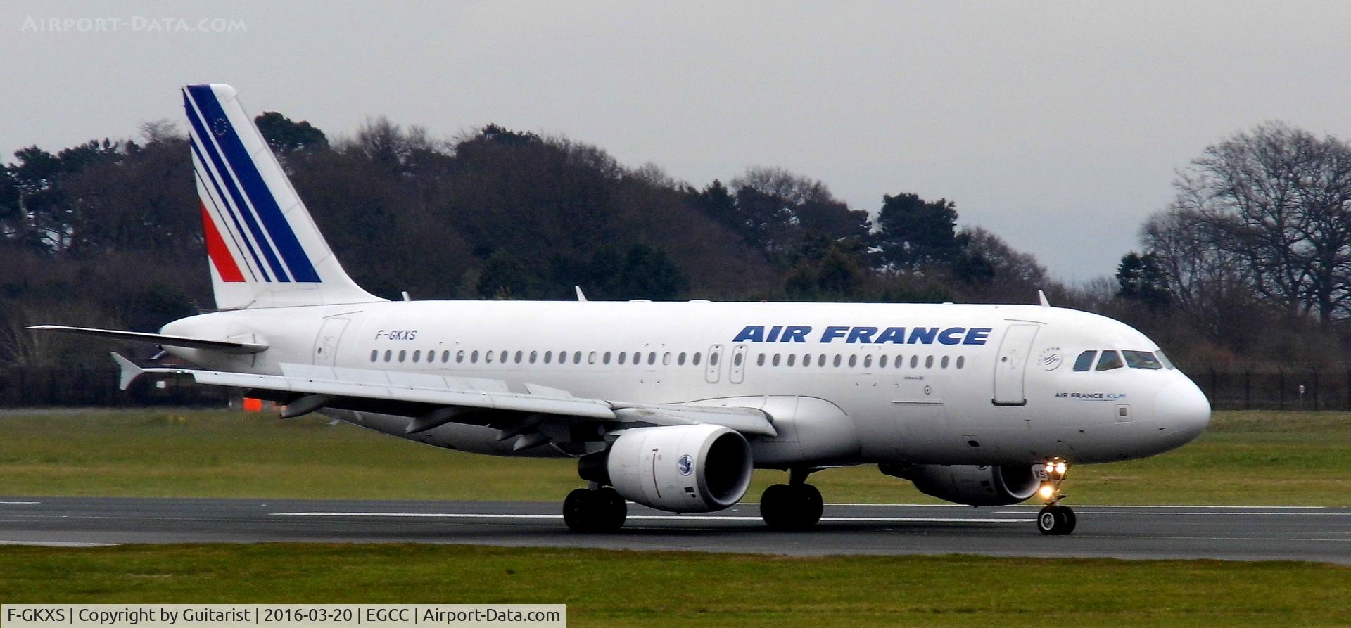 F-GKXS, 2009 Airbus A320-214 C/N 3825, At Manchester