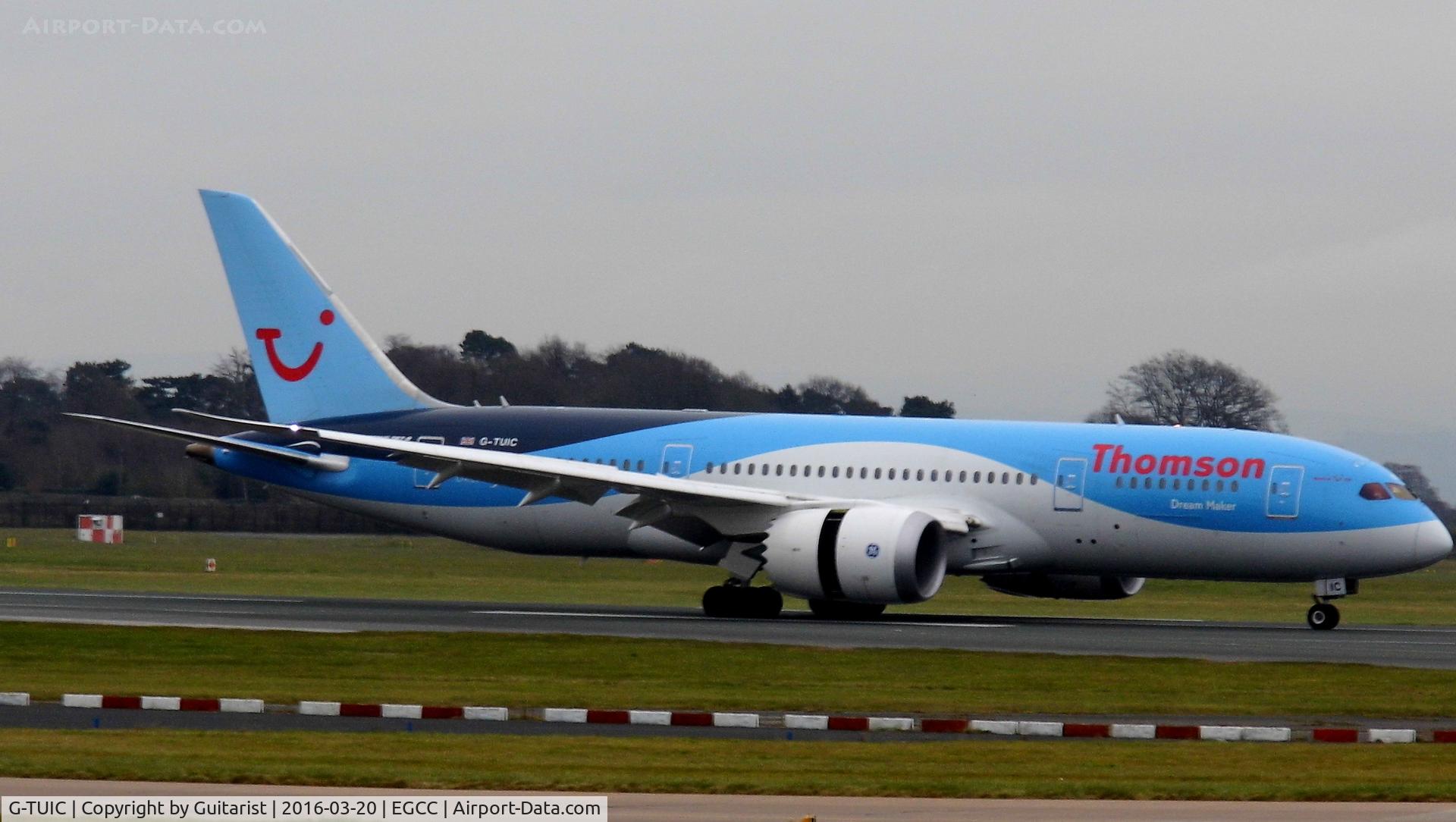 G-TUIC, 2013 Boeing 787-8 Dreamliner C/N 34424, At Manchester