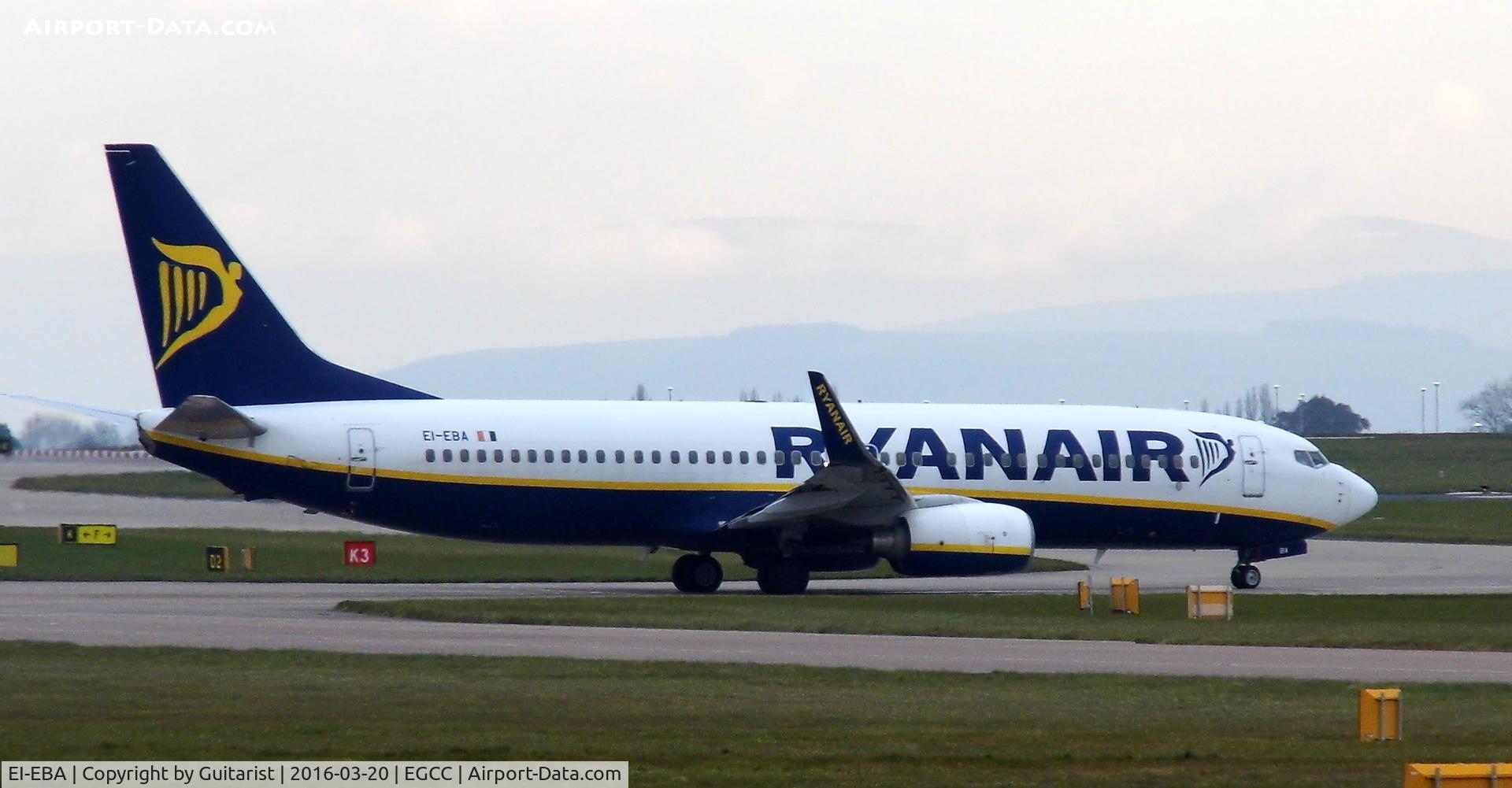 EI-EBA, 2008 Boeing 737-8AS C/N 37516, At Manchester