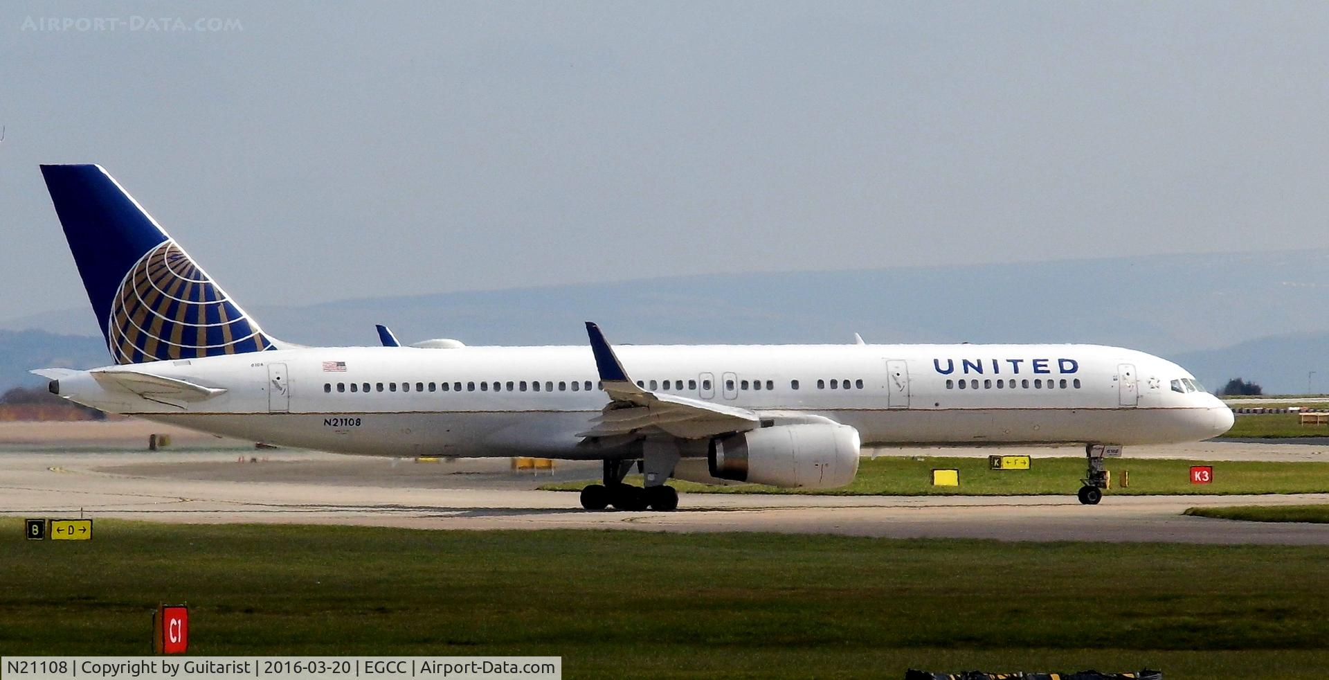 N21108, 1994 Boeing 757-224 C/N 27298, At Manchester