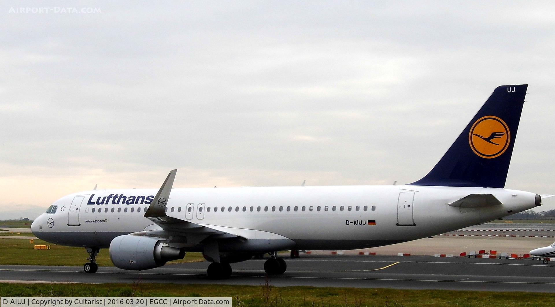 D-AIUJ, 2014 Airbus A320-214 C/N 6301, At Manchester