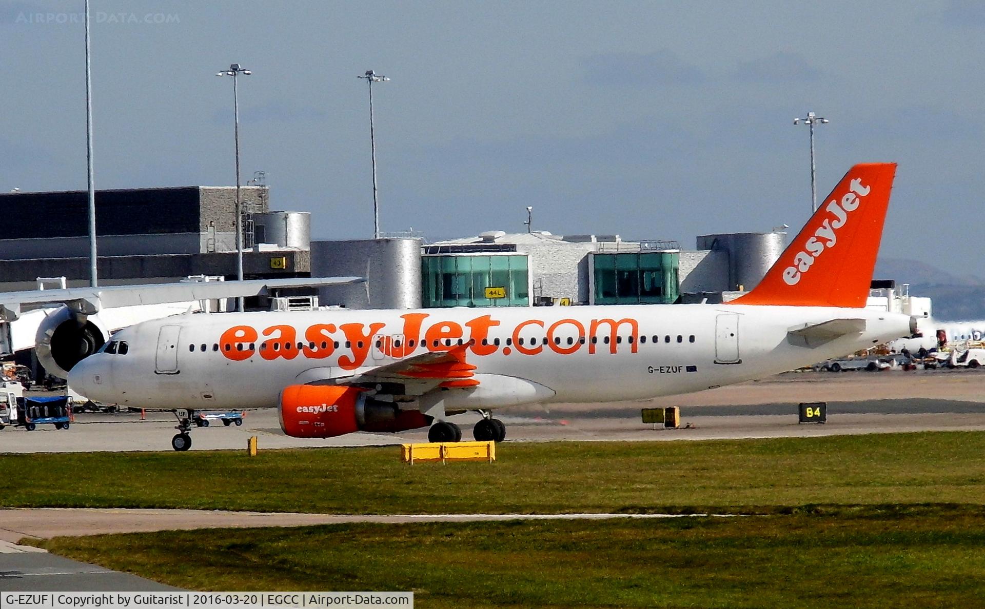 G-EZUF, 2011 Airbus A320-214 C/N 4676, At Manchester