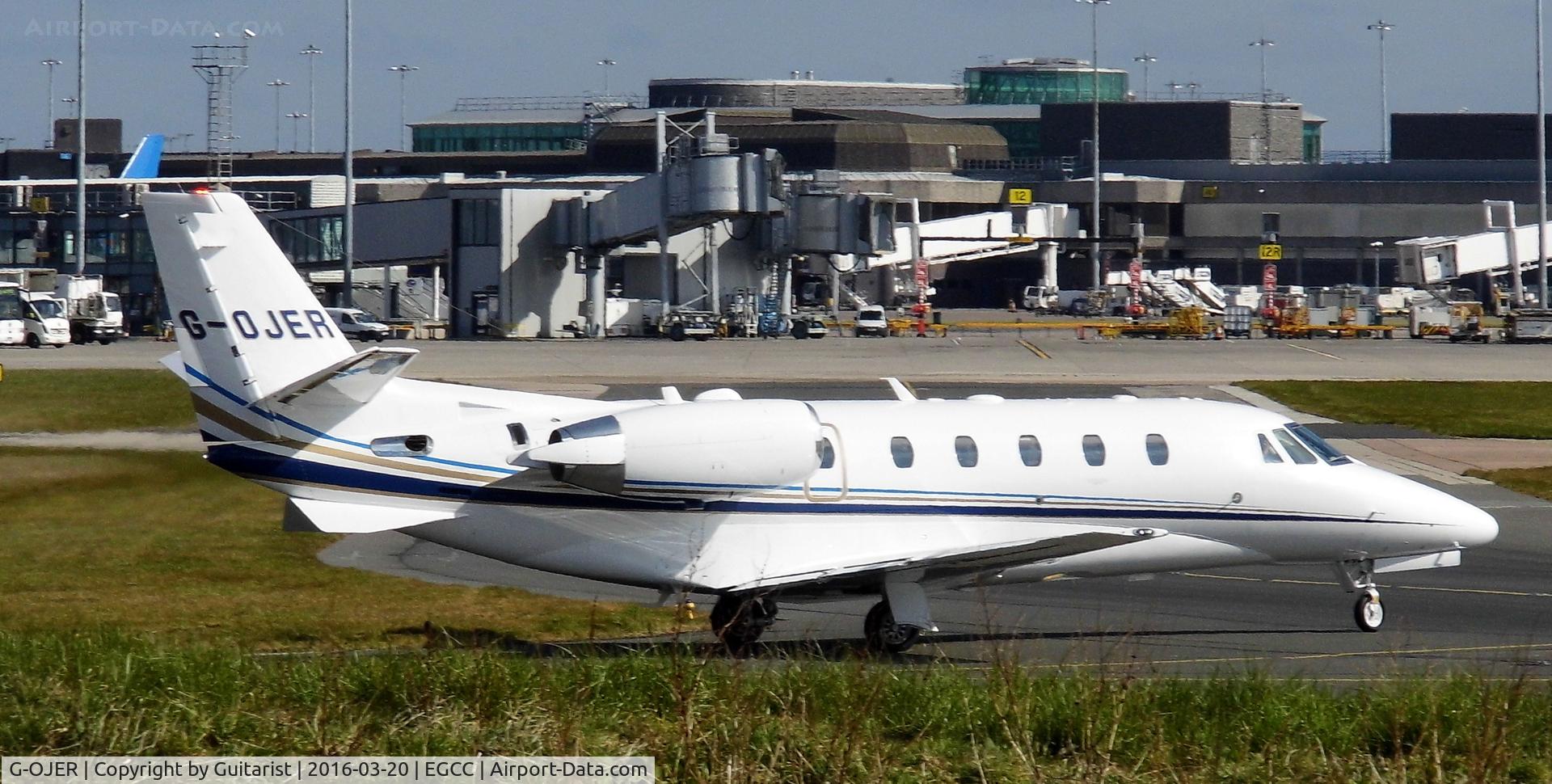 G-OJER, 2013 Cessna 560XL Citation XLS+ C/N 560-6148, At Manchester