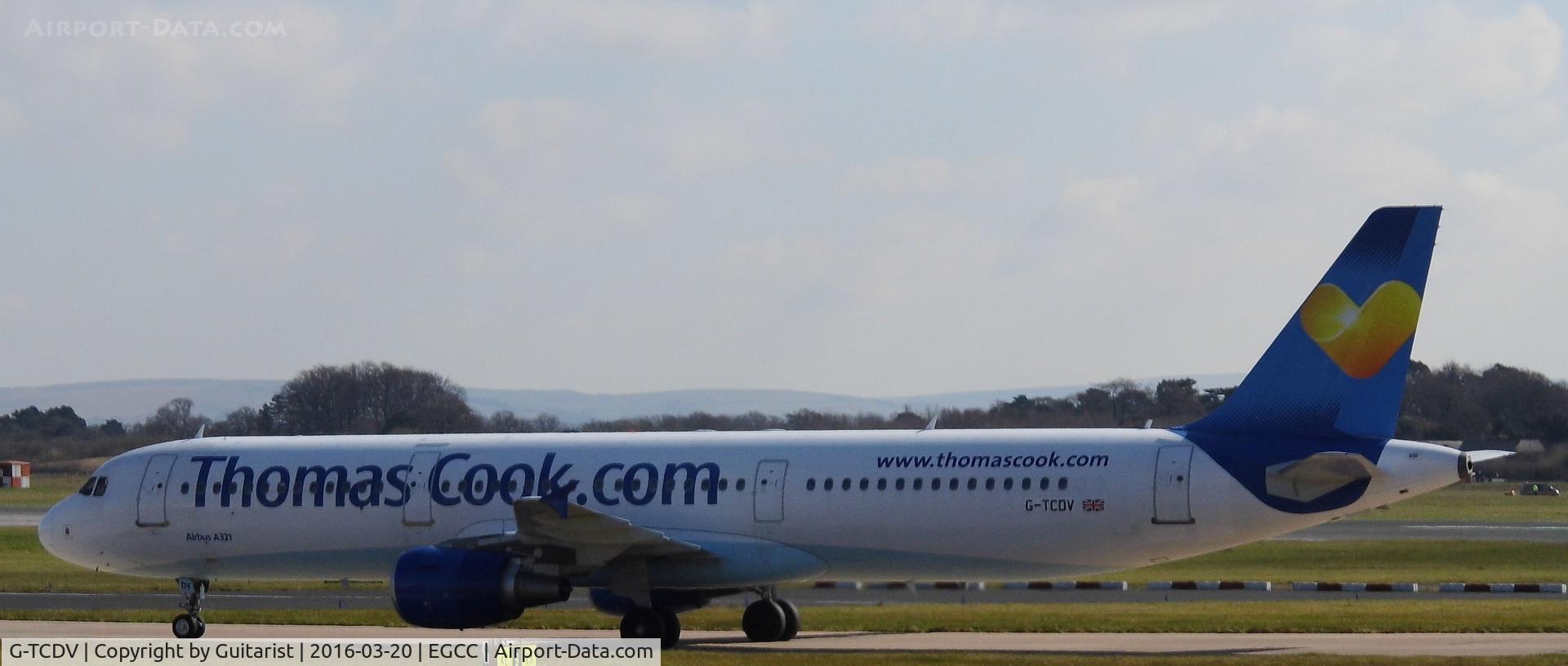 G-TCDV, 2003 Airbus A321-211 C/N 1972, At Manchester