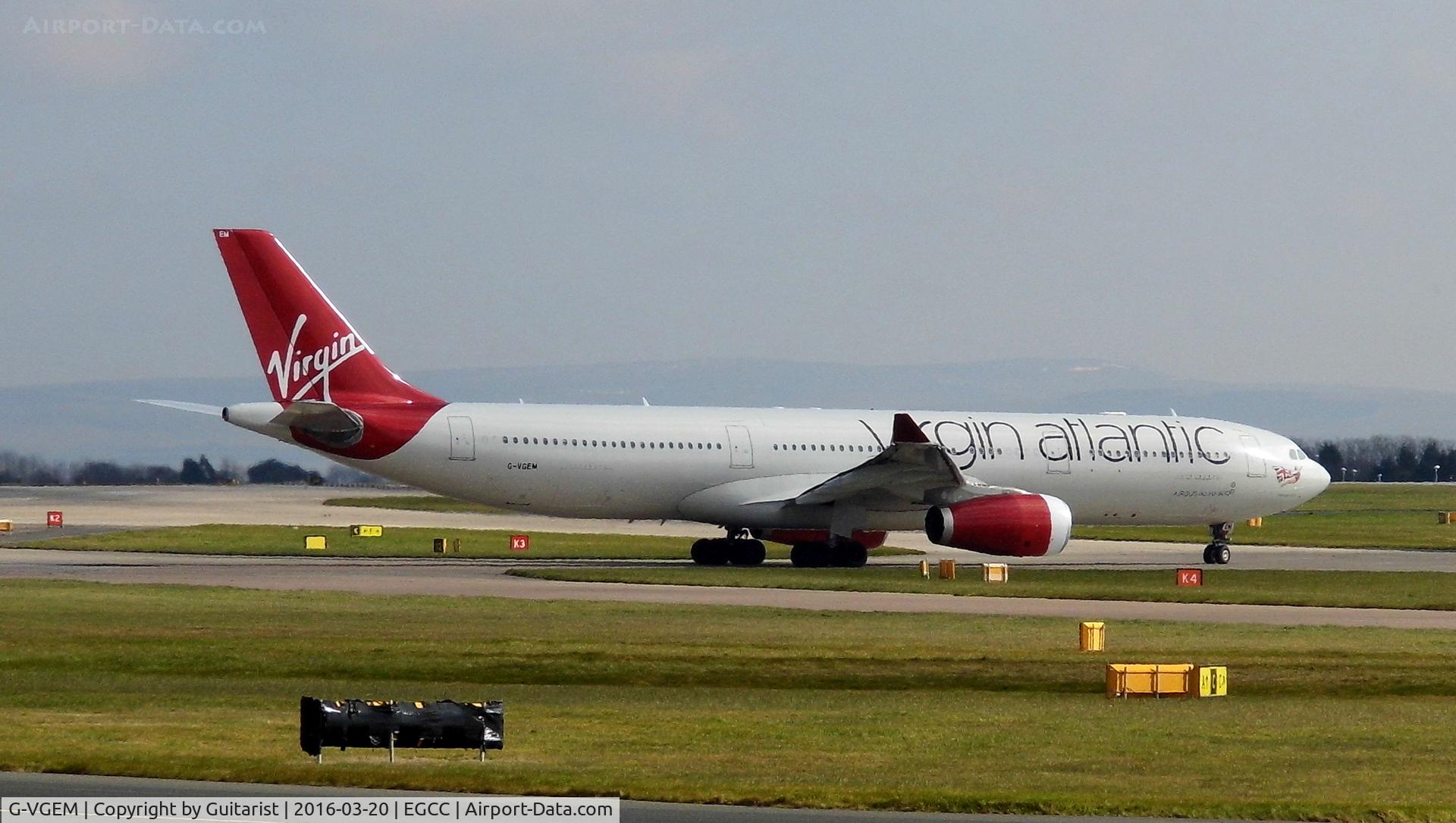 G-VGEM, 2011 Airbus A330-343X C/N 1215, At Manchester