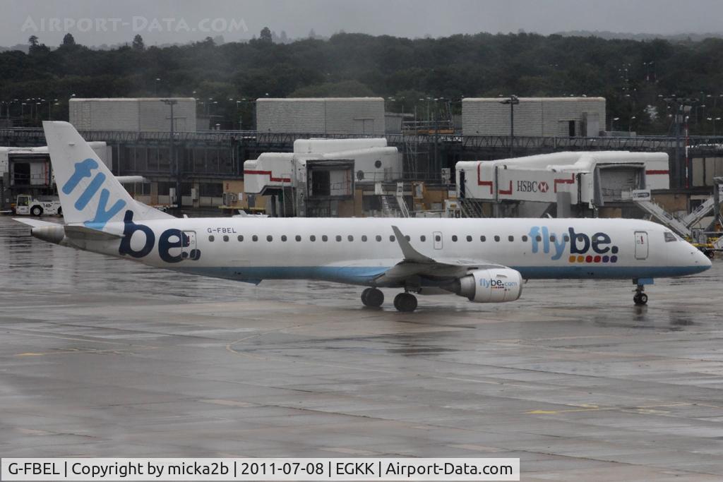 G-FBEL, 2008 Embraer 195LR (ERJ-190-200LR) C/N 19000184, Taxiing