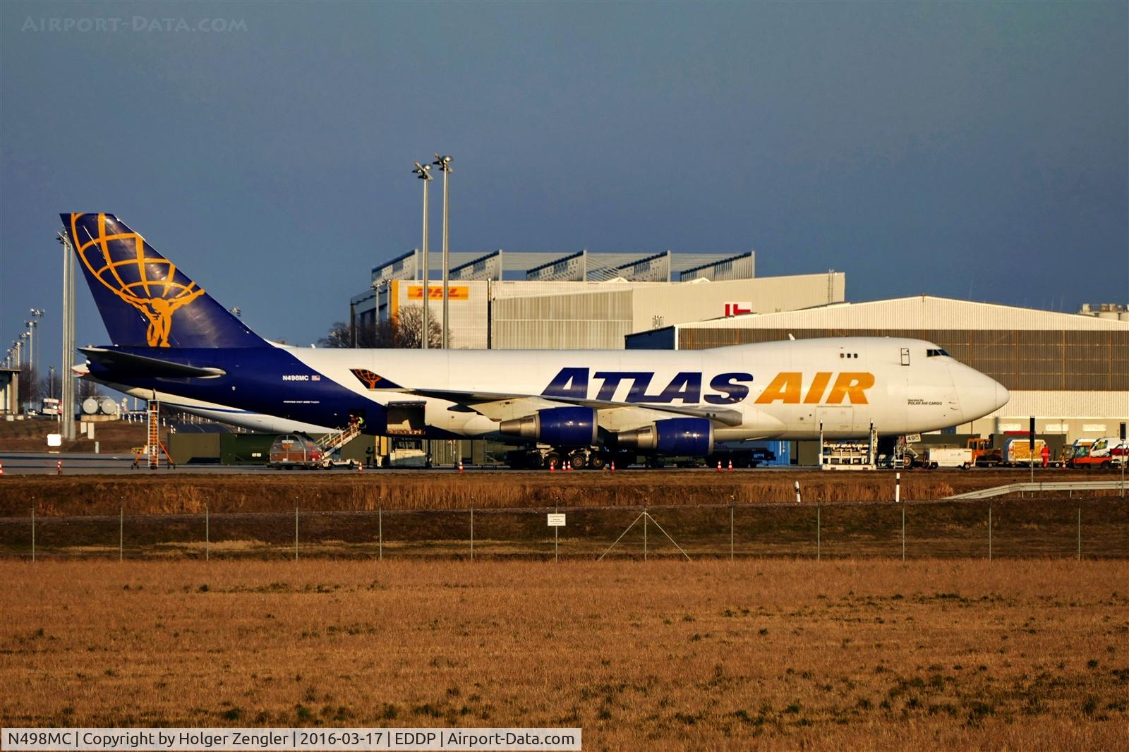 N498MC, 1999 Boeing 747-47UF C/N 29259, Just arrived on apron 2.....