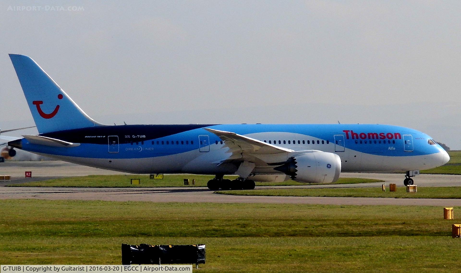 G-TUIB, 2013 Boeing 787-8 Dreamliner C/N 34423, At Manchester