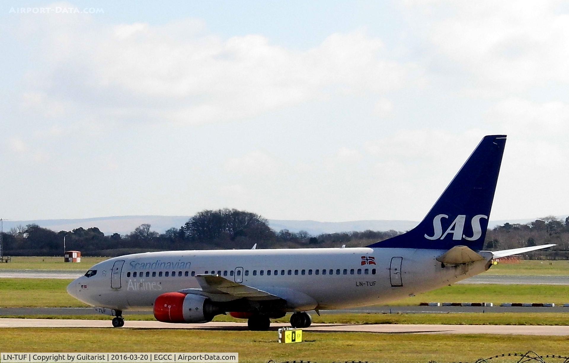LN-TUF, 1999 Boeing 737-705 C/N 28222, At Manchester