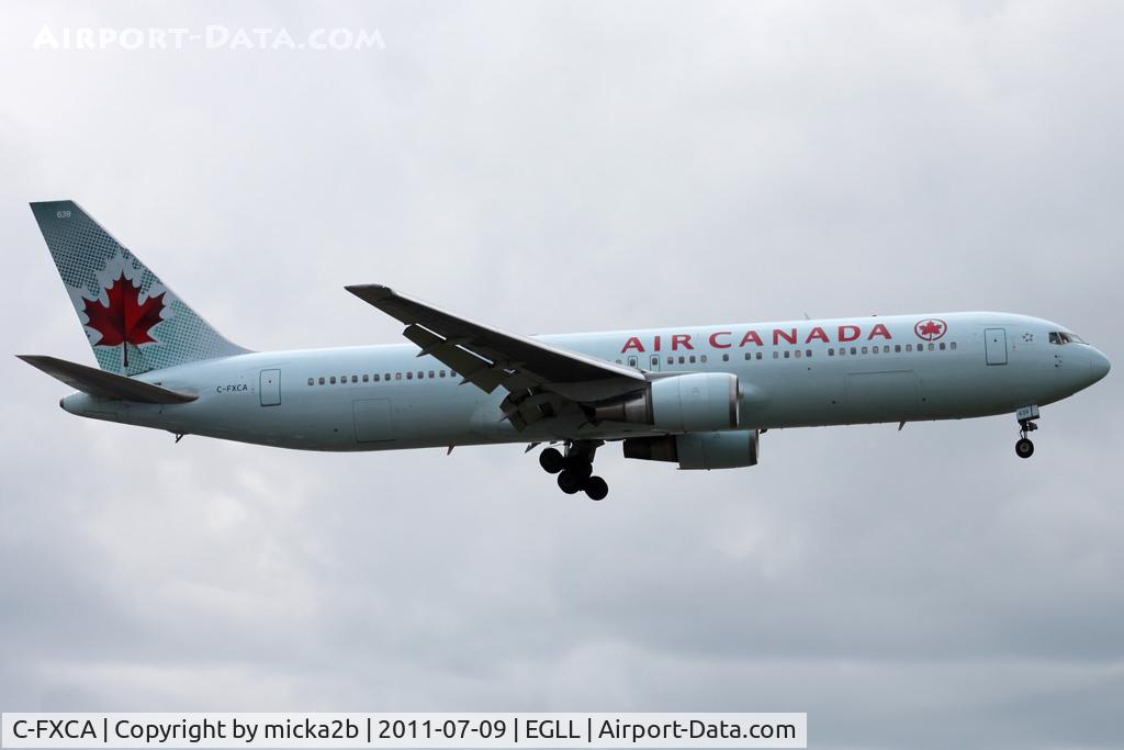 C-FXCA, 1990 Boeing 767-375/ER C/N 24574, Landing
