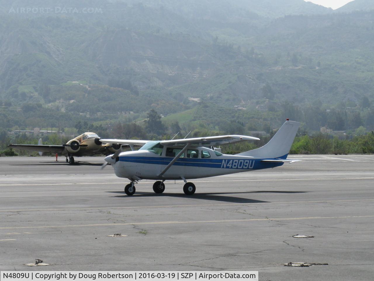 N4809U, 1963 Cessna 210-5A (205A) C/N 205-0509, 1963 Cessna 205 (205A) UTILINE (fixed gear version of C-210), Continental IO-470-E 260 Hp, larger 6 seat cabin, more load, extra left-side door, lower insurance $, taxi back after landing