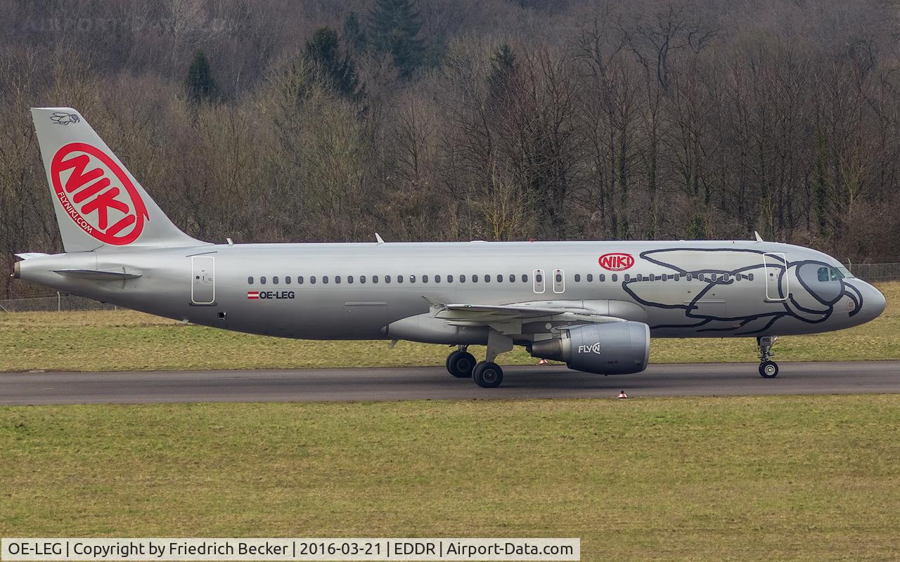 OE-LEG, 2010 Airbus A320-214 C/N 4581, taxying to the gate