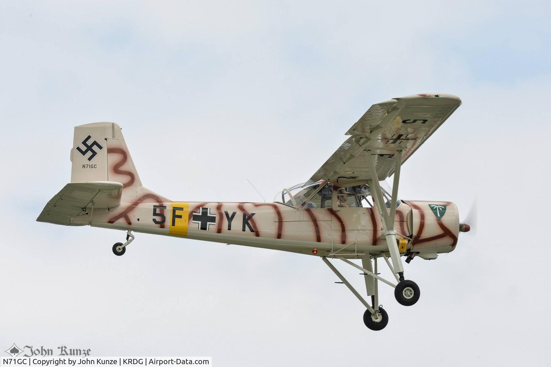 N71GC, 1958 Aero L-60SF C/N 150827, KRDG / WW2 Weekend 2015